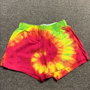 Tye dye youth children soffe shorts